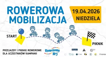 Rowerowa Mobilizacja 2026 we Wrocławiu. Rodzinne przejazdy rowerowe rozpoczną jubileuszowy Rowerowy Maj