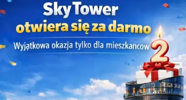 Wejdź na taras Sky Tower bez biletu. Urodzinowy prezent dla wrocławian
