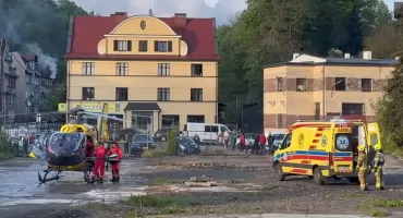 Dramat w Kłodzku. 5-letnie dziecko wypadło z okna, lądował śmigłowiec LPR