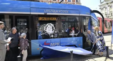 Wrocław zatrzymał pamięć o Urszuli Kozioł. Wyjątkowy tramwaj wyjechał na ulice