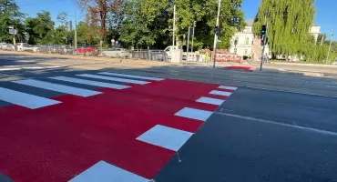 Nowe przejście przy Bastionie Sakwowym już działa. Centrum Wrocławia zyskało wygodniejsze połączenie pieszo-rowerowe