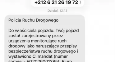 Uwaga na fałszywe SMS-y o mandatach drogowych. Oszuści próbują wyłudzić pieniądze i dane