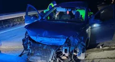 Rozbił auto na A4 i upozorował porwanie. 24-latek skłamał, bo bał się reakcji rodziców