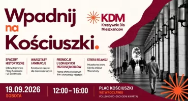 Już w sobotę „Wpadnij na Kościuszki!”. Darmowe warsztaty, historyczne spacery, muzyka i promocje