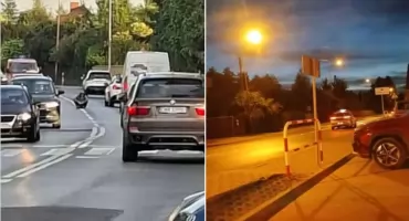 Siedzi na środku drogi, wchodzi przed samochody. Mieszkańcu Kamieńca Wrocławskiego biją na alarm i pytają czy musi dojść do tragedii?