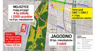 Szkoła dla Jagodna ma powstać na Wojszycach. Mieszkańcy protestują. Dlaczego to my mamy zapłacić najwyższą cenę?